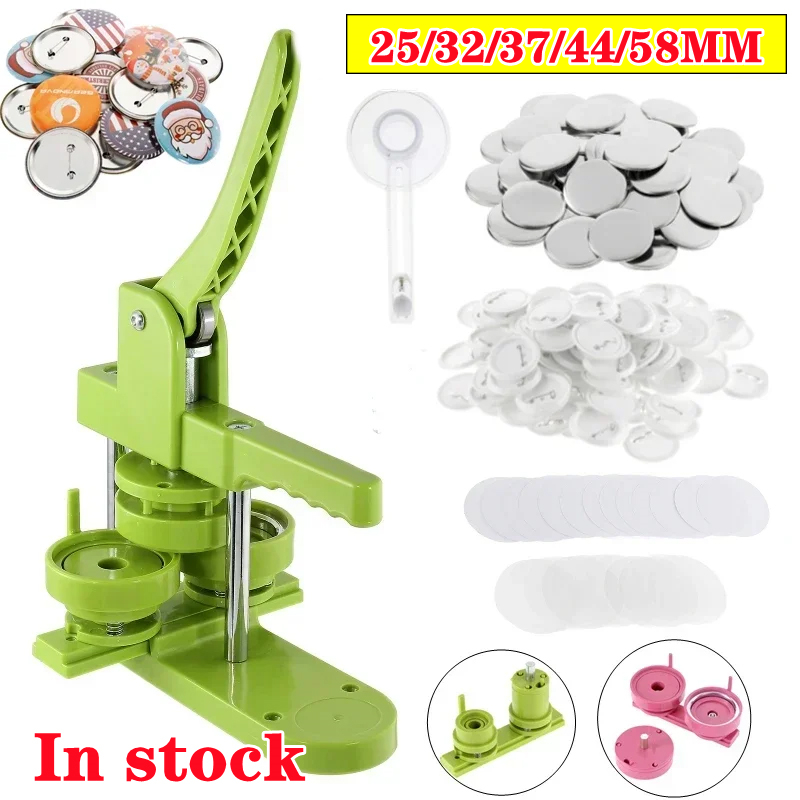 Button Hole Cutter - Badge Pin Button Maker Machine DIY