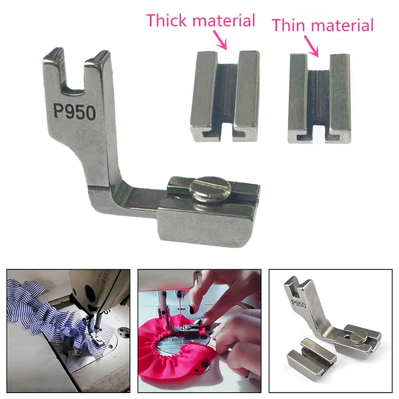 Sewing Gathering - P950 Industrial Sewing Machine Adjustable Wrinkling
