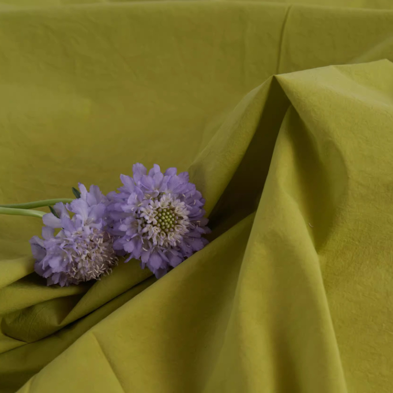 Is Sewing A Textile Craft - Green Color 100%Cotton Fabric Shirt Curtains