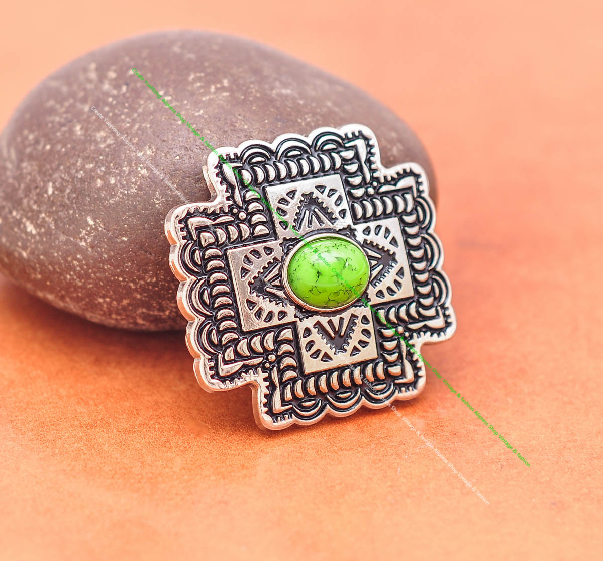 Button Hole Cutter - Lot 10Pcs Light Green Western Silver
