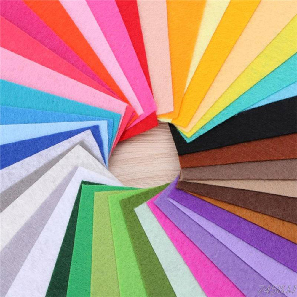 Sewing Textile Art - 40Pcs Multicolor Nonwoven Fabric Sheets Premium