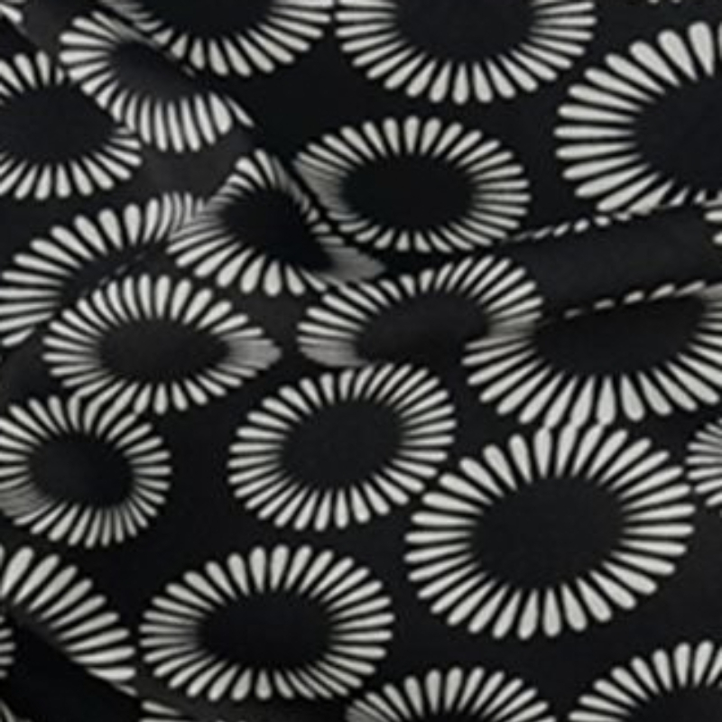 Sewing Textile Art - L100cm X W150cm Black Curtains Fabric