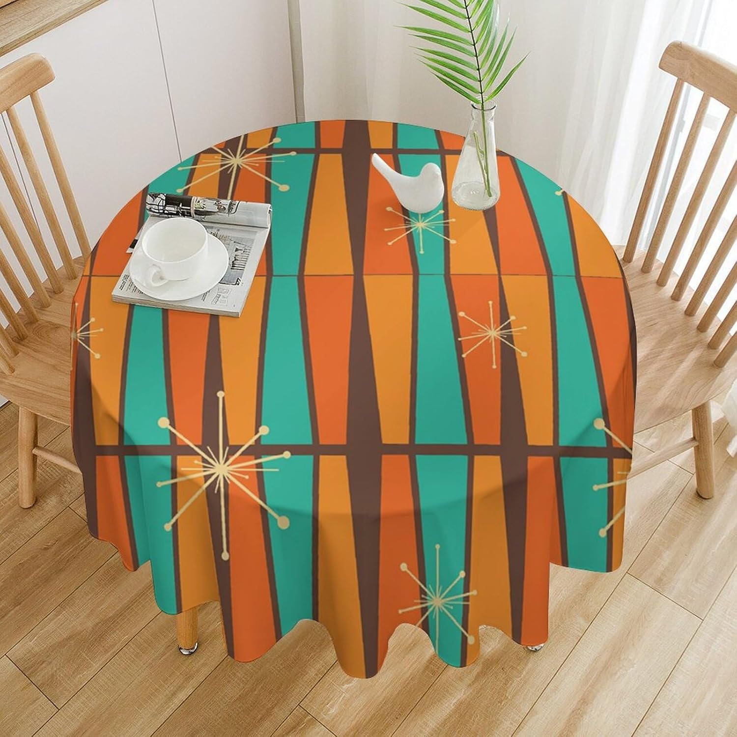 Mid Century Modern Orange Yell - Century Textile & Sewing Supply Photos review and price