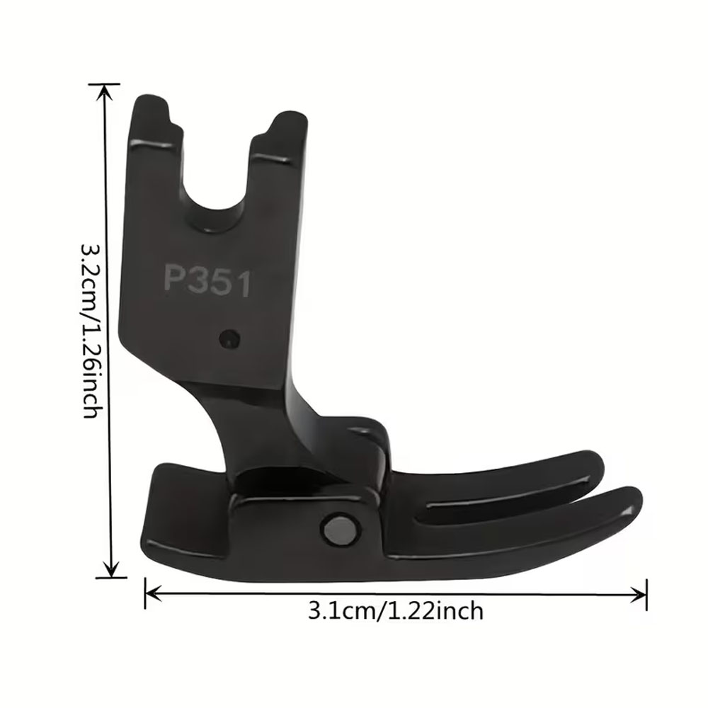 P351 All Steel Presser Foot Bl - Rolled Hem Foot review and price