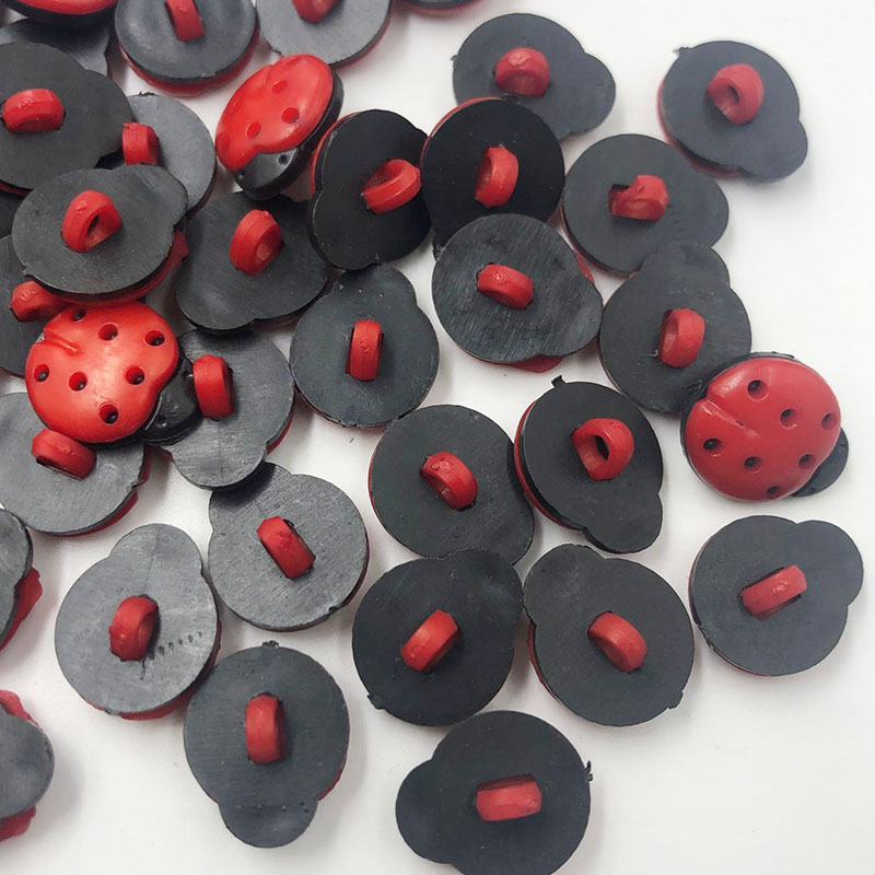 50/100Pcs Red ladybug DIY Kid' - Button Hole Cutter review and price