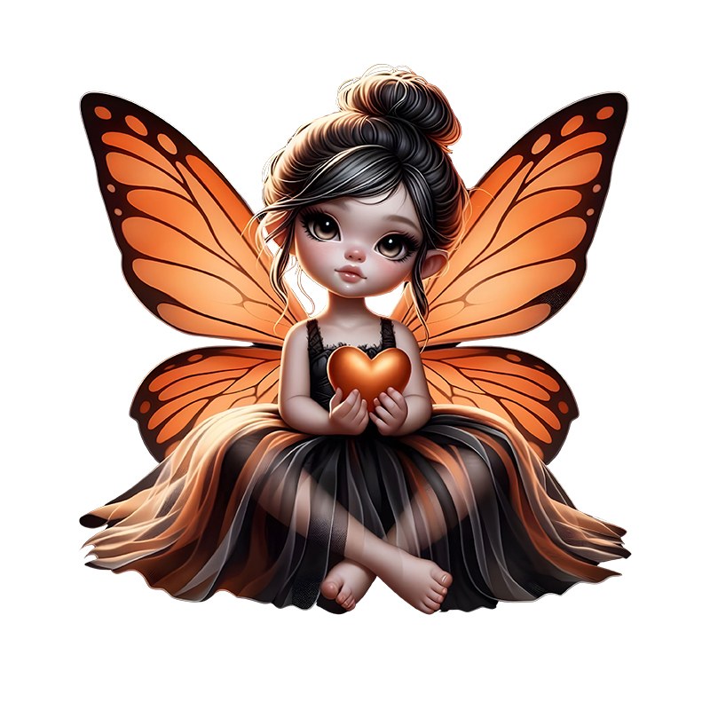 Cute Butterfly Elf Girl Iron O - Iron On Patch review and price
