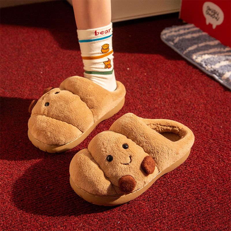 Cute Cartoon Fluffy Slippers F - Sewing House review and price