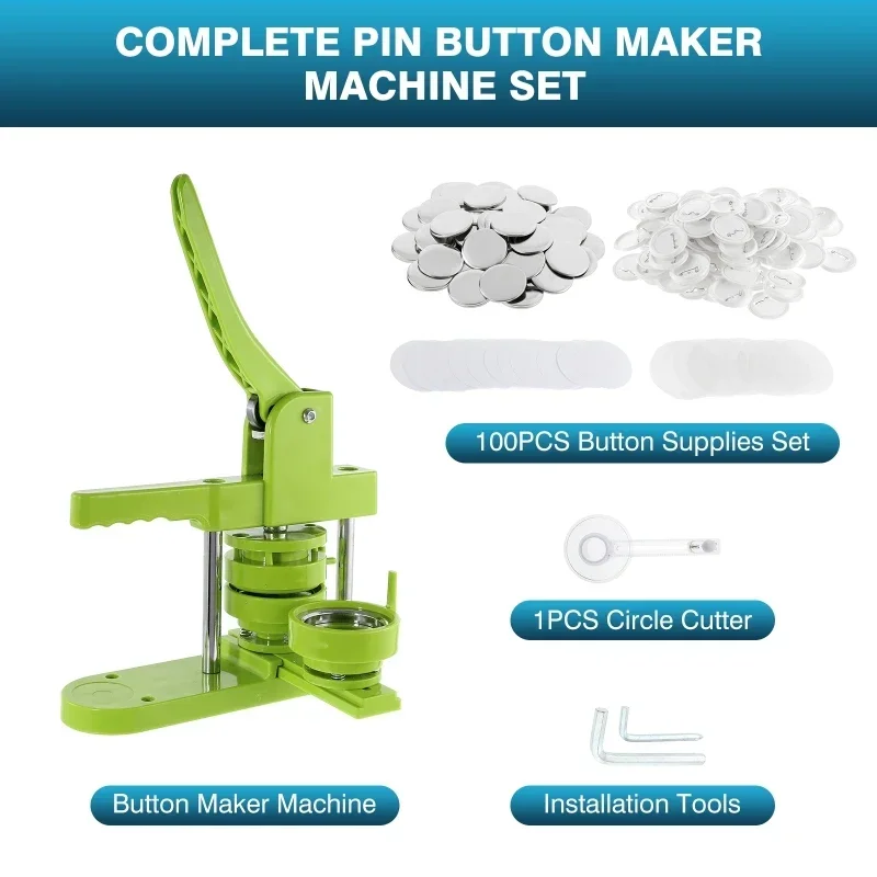Badge Pin Button Maker Machine - Button Hole Cutter review and price