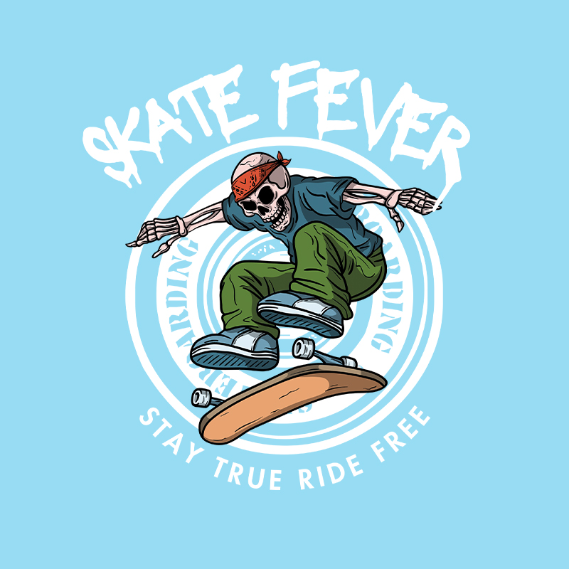Cool skeleton playing skateboa - Iron On Patch review and price