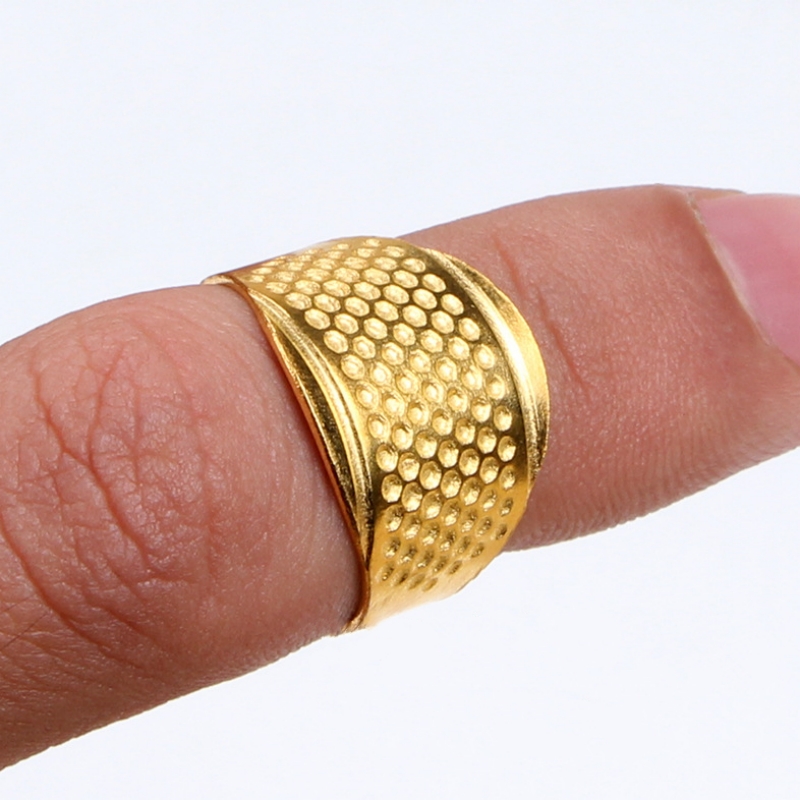 3Pcs Thimble Metal Sewing Thim - Sewing Pin Cushion review and price