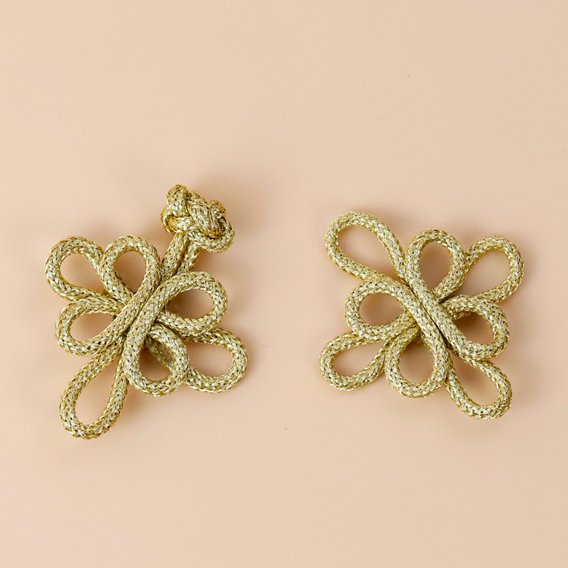 10PCS Gold Wire Cheongsam Butt - Button Hole Cutter review and price