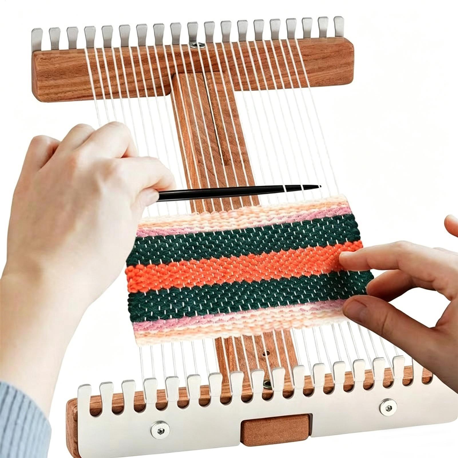 Weaving Loom Adjustable Wooden - Sewing Gathering review and price