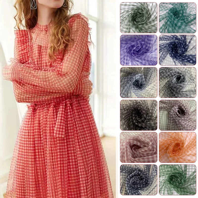 90x150cm Check Mesh Fabric Tra - Is Sewing A Textile Craft review and price