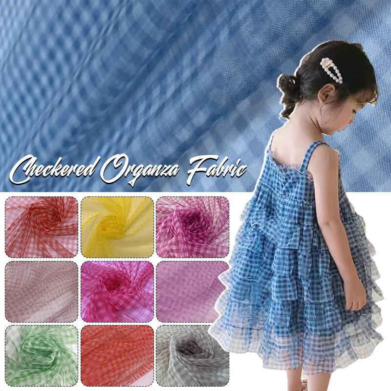 90x150cm Check Mesh Fabric Tra - Is Sewing A Textile Craft review and price
