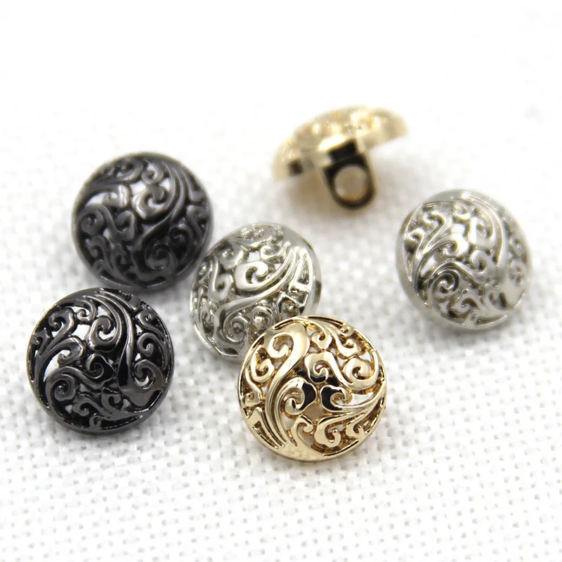 10pcs Hollow Metal Buttons Chi - Button Hole Cutter review and price