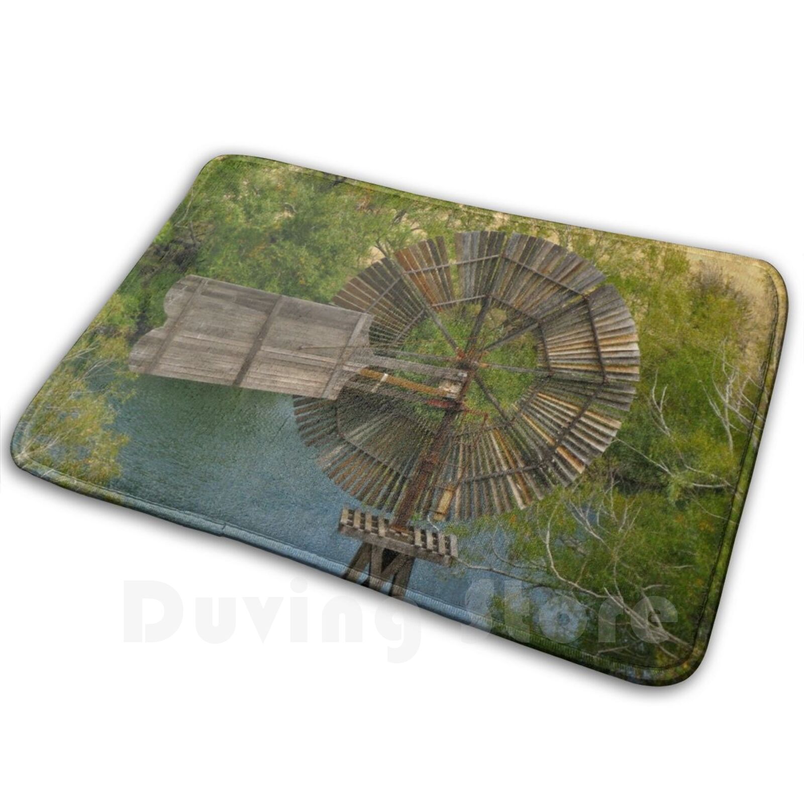Wooden Windmill Carpet Mat Rug - Century Textile & Sewing Supply Photos review and price
