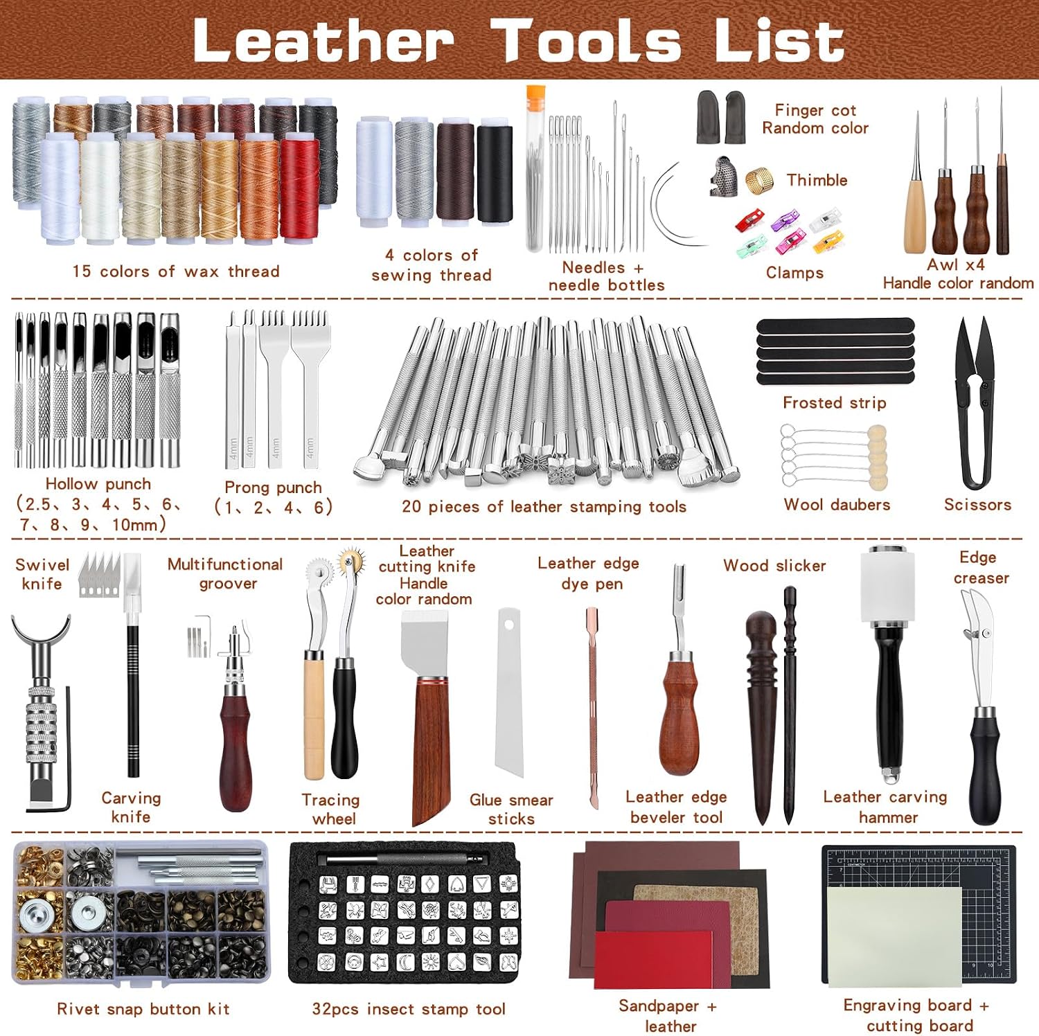 Leather Tooling Kit Leather Cr - Sewing Custom review and price