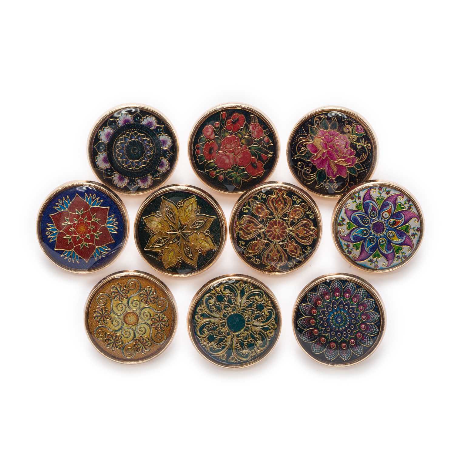 5pcs Retro Gold Wire Flower Ro - Button Hole Cutter review and price