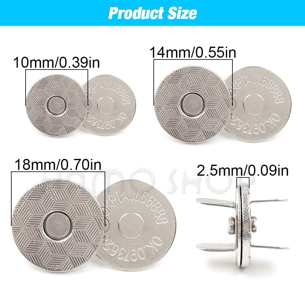 20sets/lot 10mm-18mm Magnetic  - Button Hole Cutter review and price