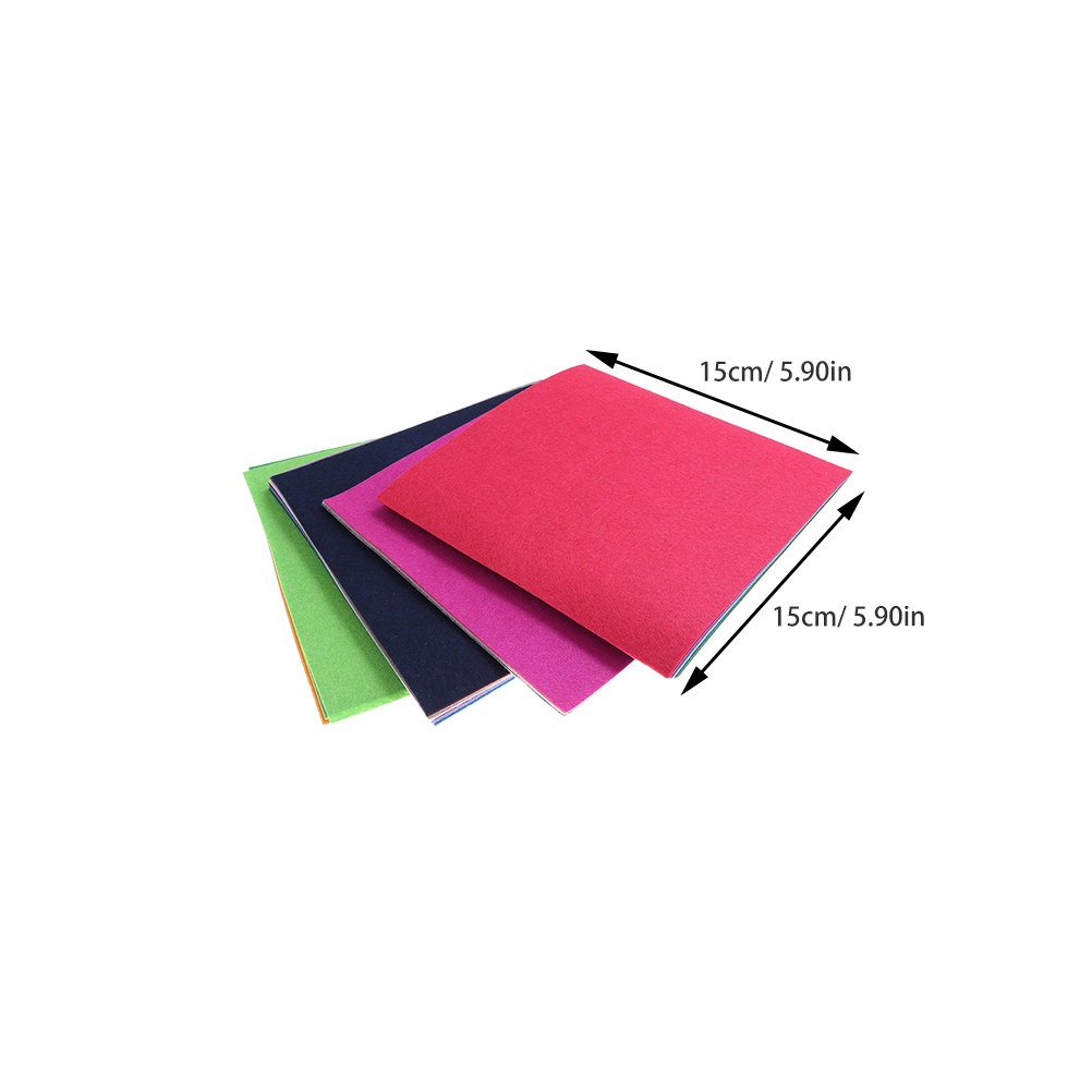 40Pcs Vibrant Nonwoven Fabric  - Sewing Textile Art review and price