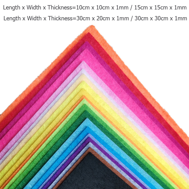 40Pcs Soft Felt Fabric Sheet A - Is Sewing A Textile Craft review and price
