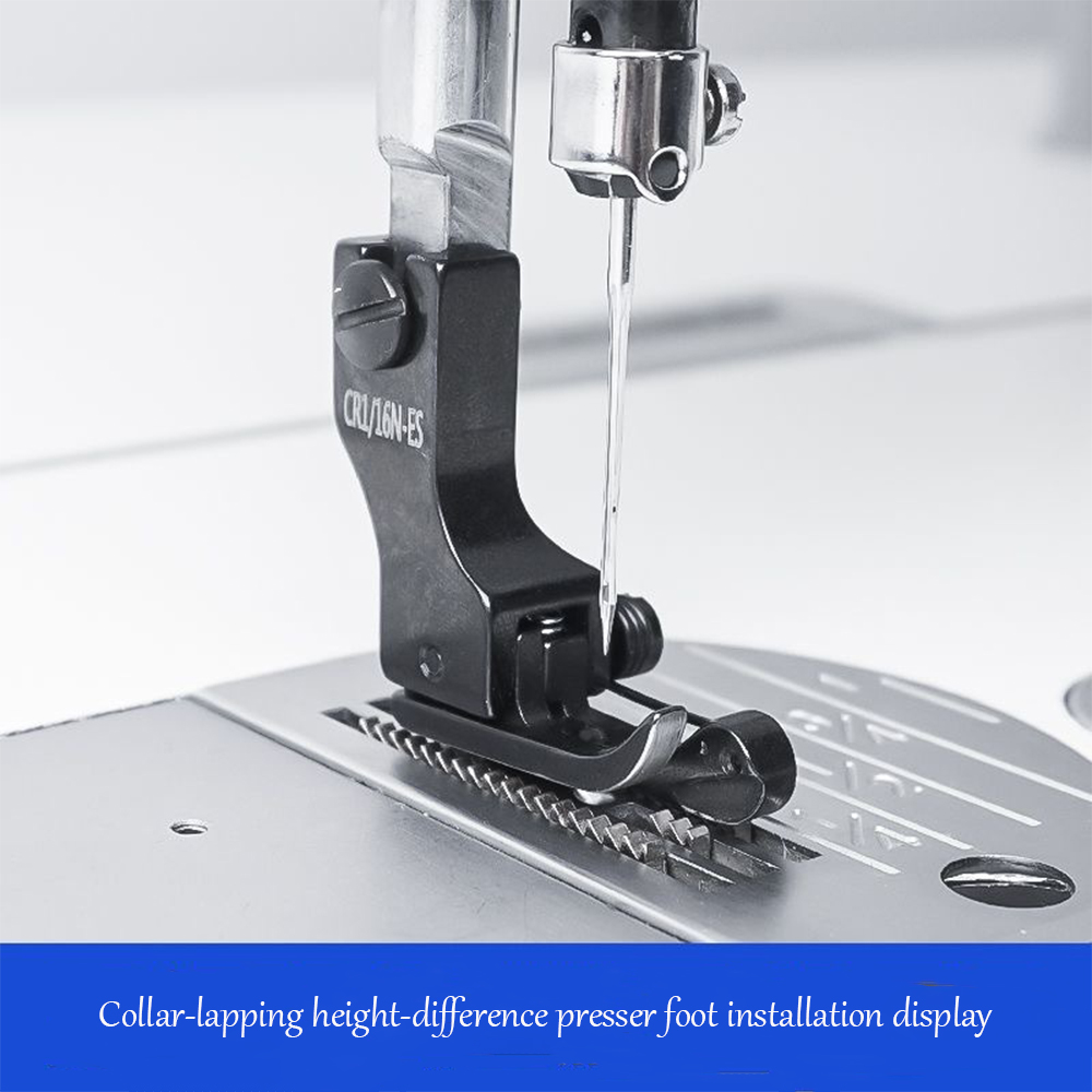 Black Titanium Steel High-Low  - Rolled Hem Foot review and price