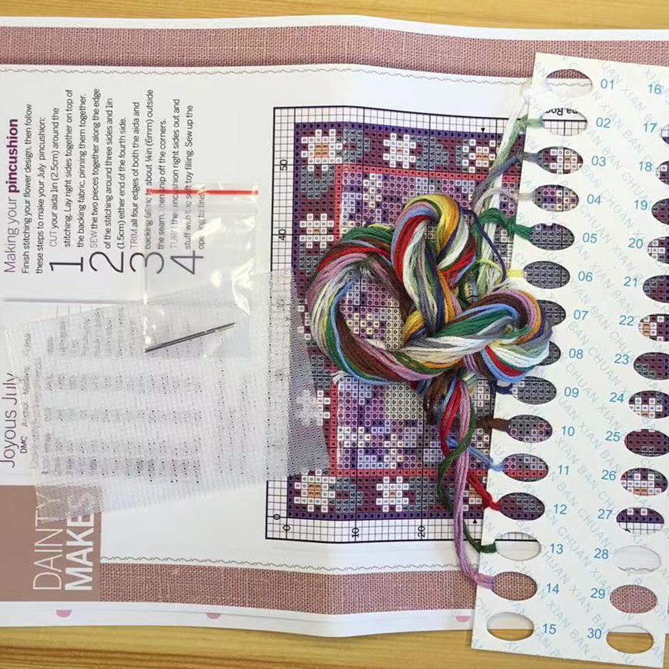 ZC184 Cross stitch kits Cross- - Sewing Pin Cushion review and price