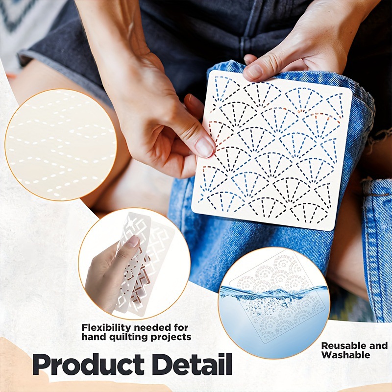 30Pcs Embroidery Templates DIY - Sewing Custom review and price