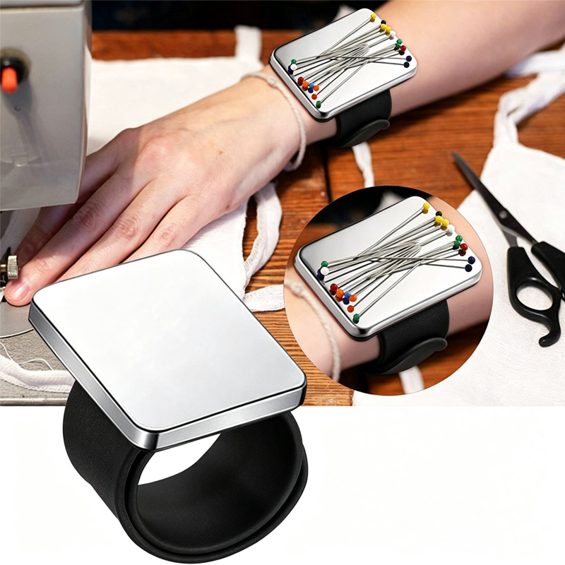 Magnetic Pincushion Wristband  - Sewing Pin Cushion review and price