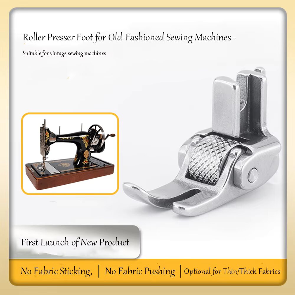 All Steel Roller Presser Foot  - Rolled Hem Foot review and price