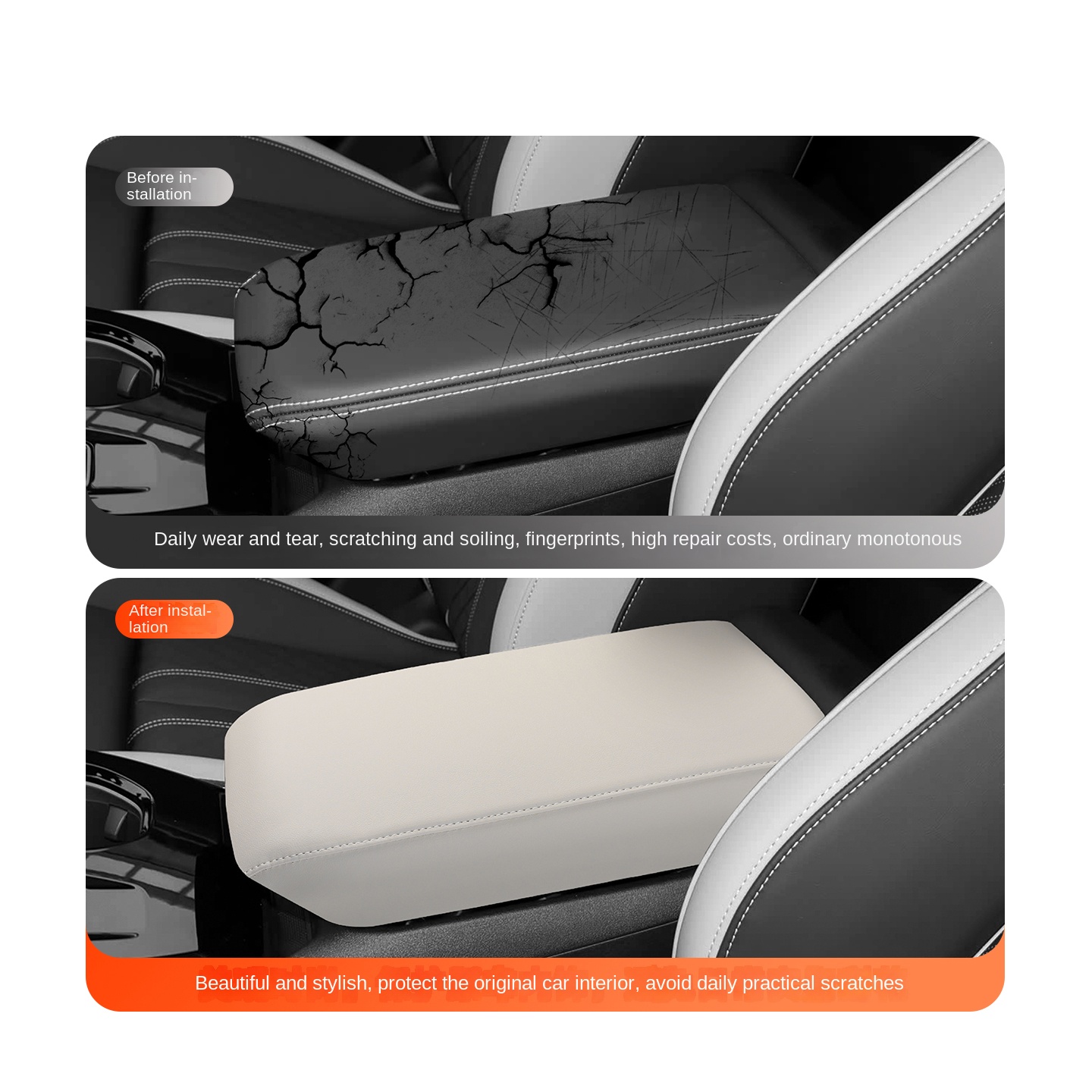 Hard Shell Leather Armrest Box - Sewing Custom review and price