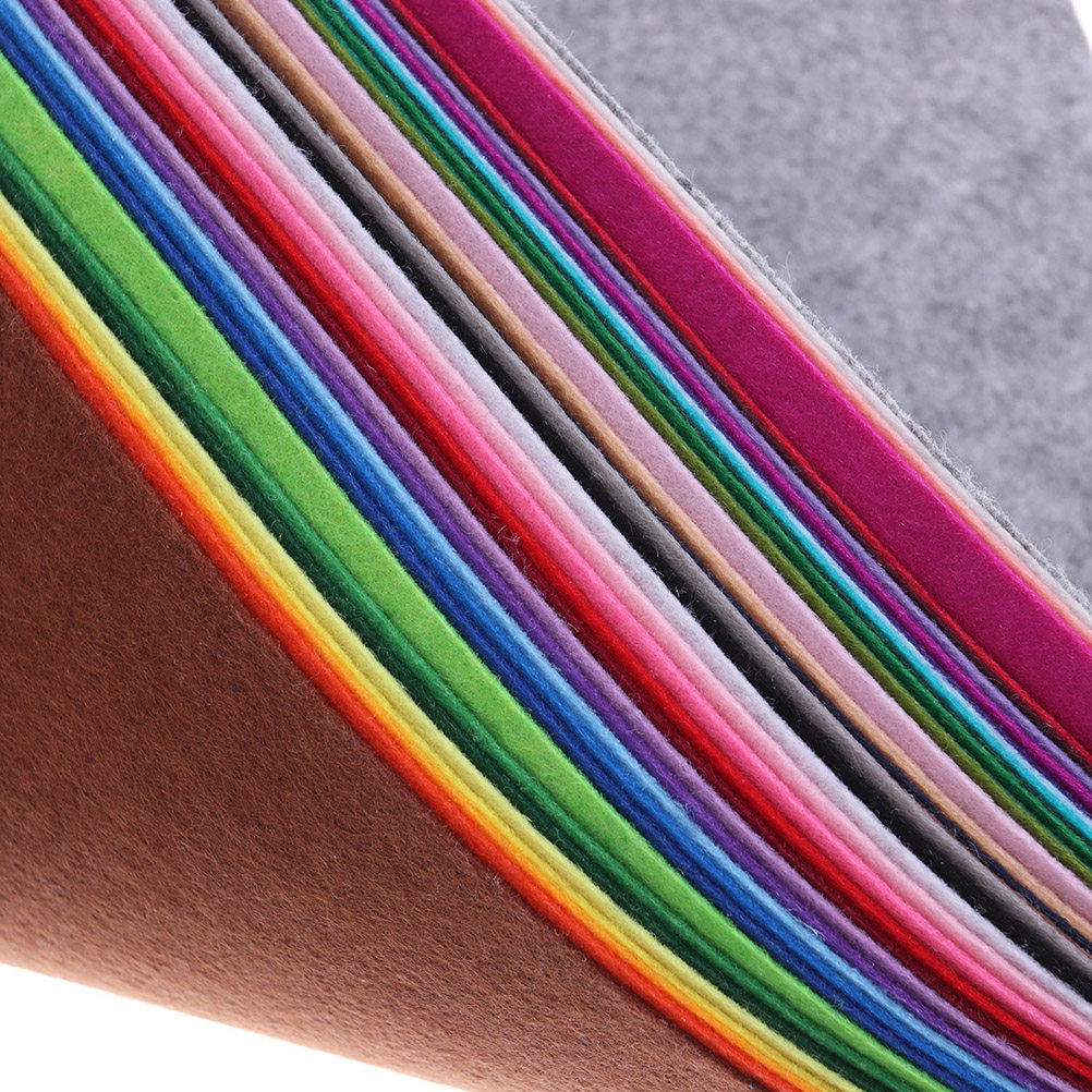 40Pcs Multicolor Nonwoven Fabr - Sewing Textile Art review and price