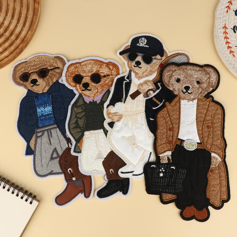 Large Bear Clothing Patch Hand - Is Sewing A Textile Craft review and price
