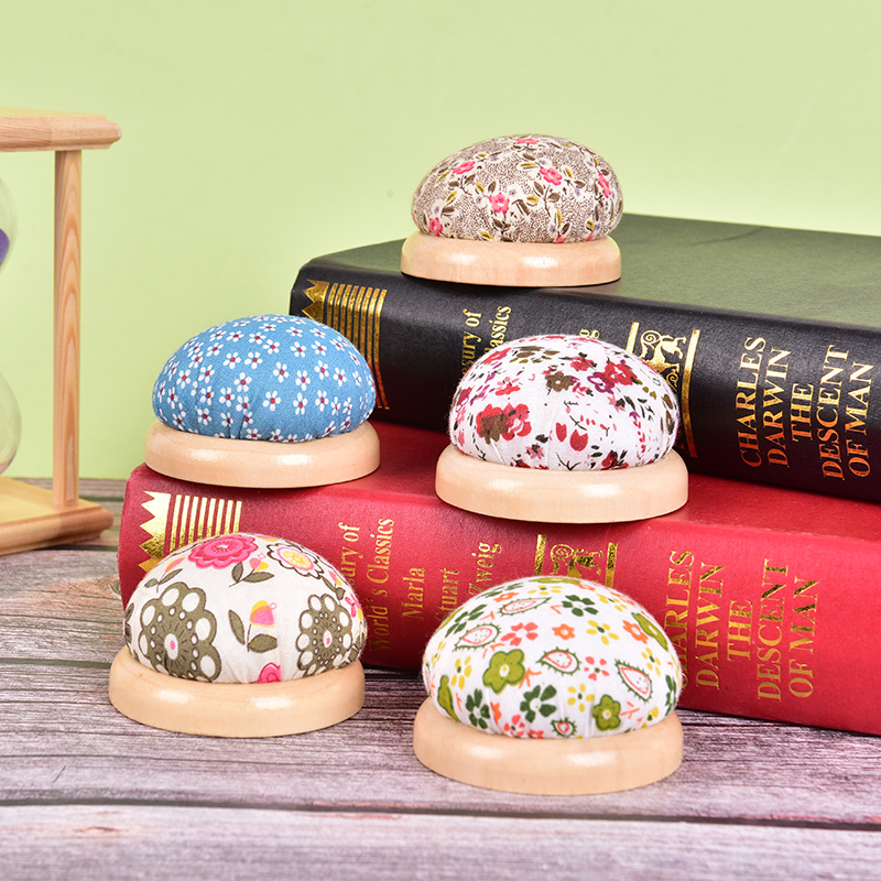1pc Wood Bottom Base Needle Pi - Sewing Pin Cushion review and price