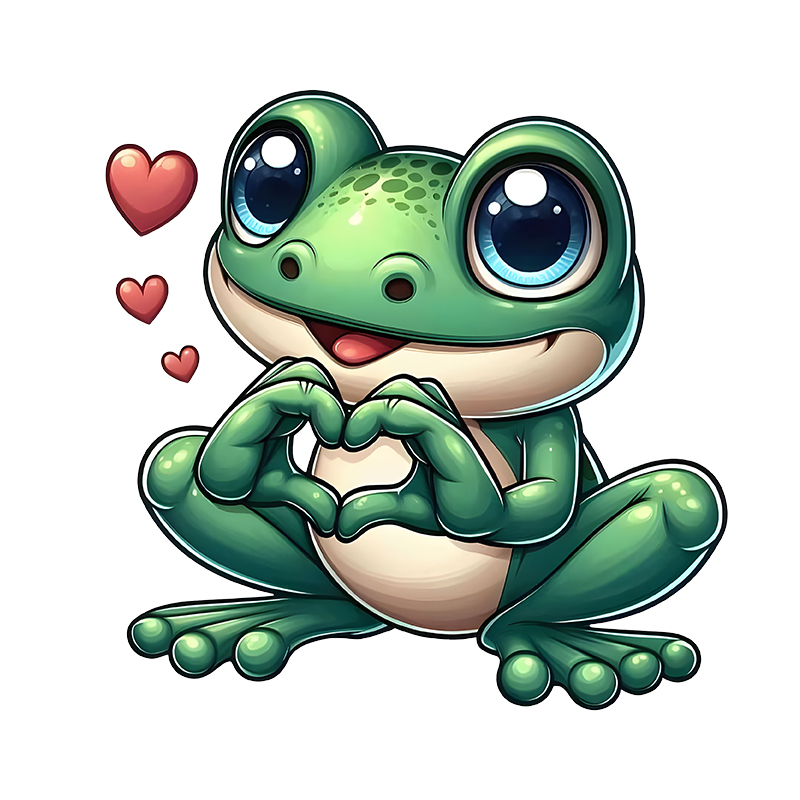 A Cute Cartoon Frog Iron on Tr - Iron On Patch review and price
