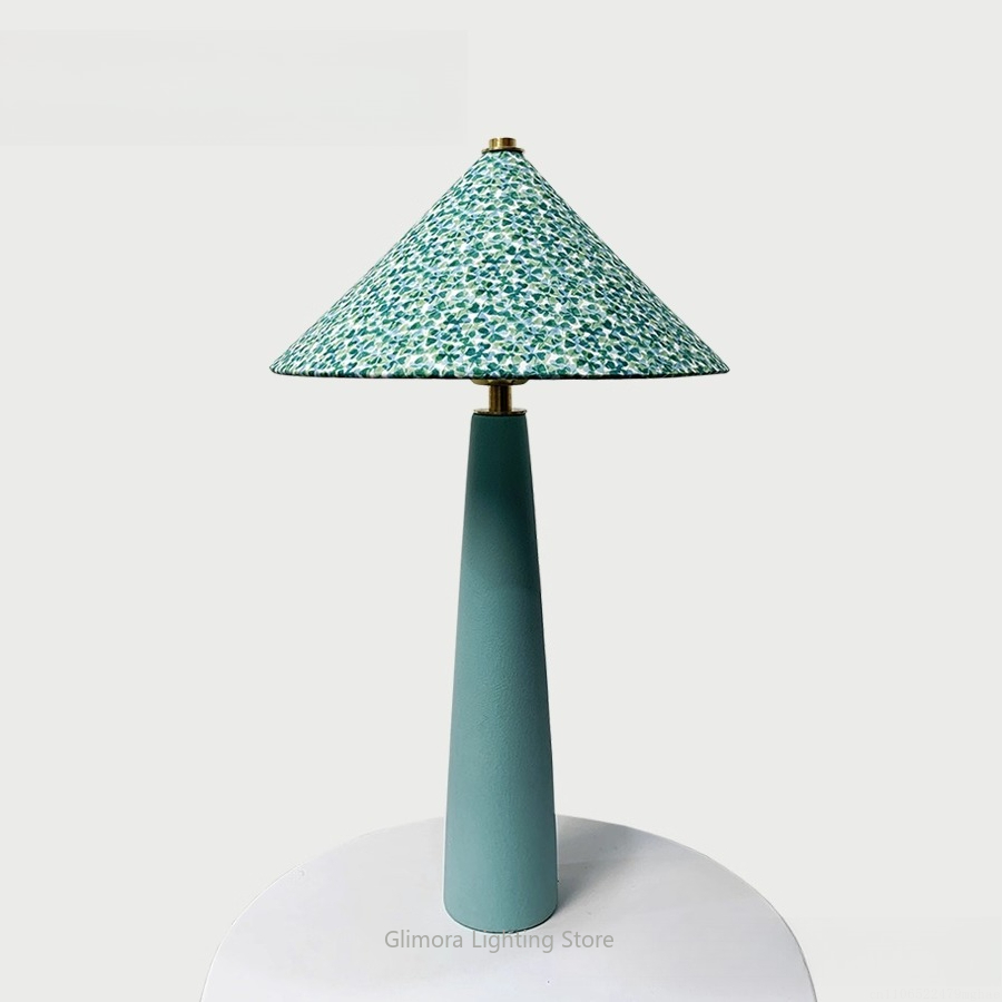 Teal Umbrella Shape Table Lamp - Century Textile & Sewing Supply Photos review and price
