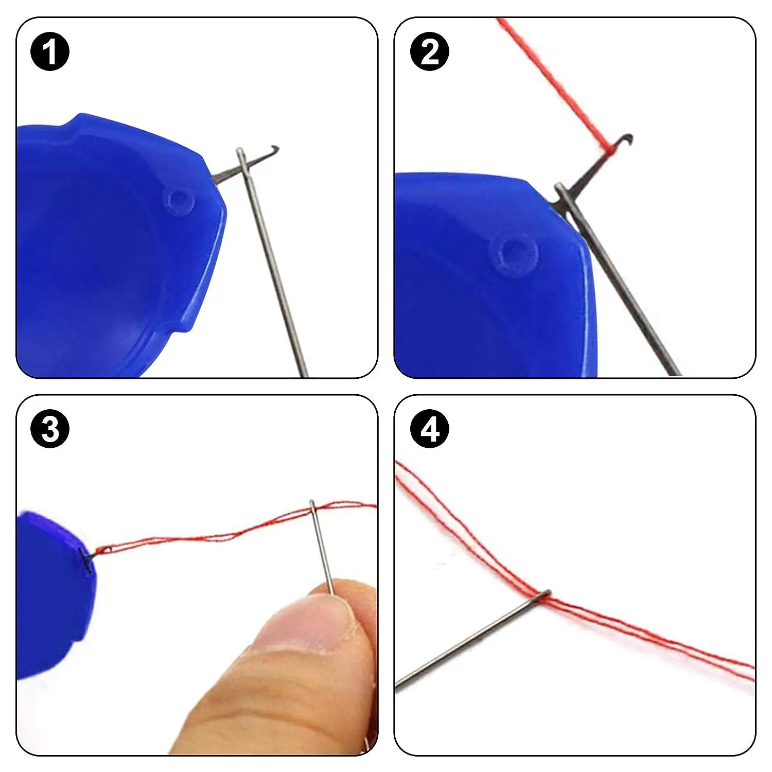 6Pcs Needle Threader Stitch In - Needle Threader Tool review and price